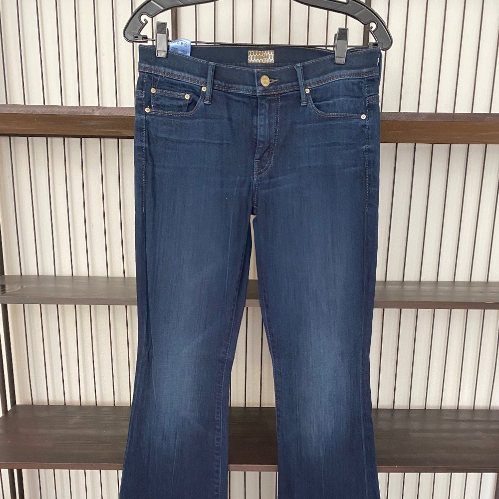 Mother Dark Denim Flares
